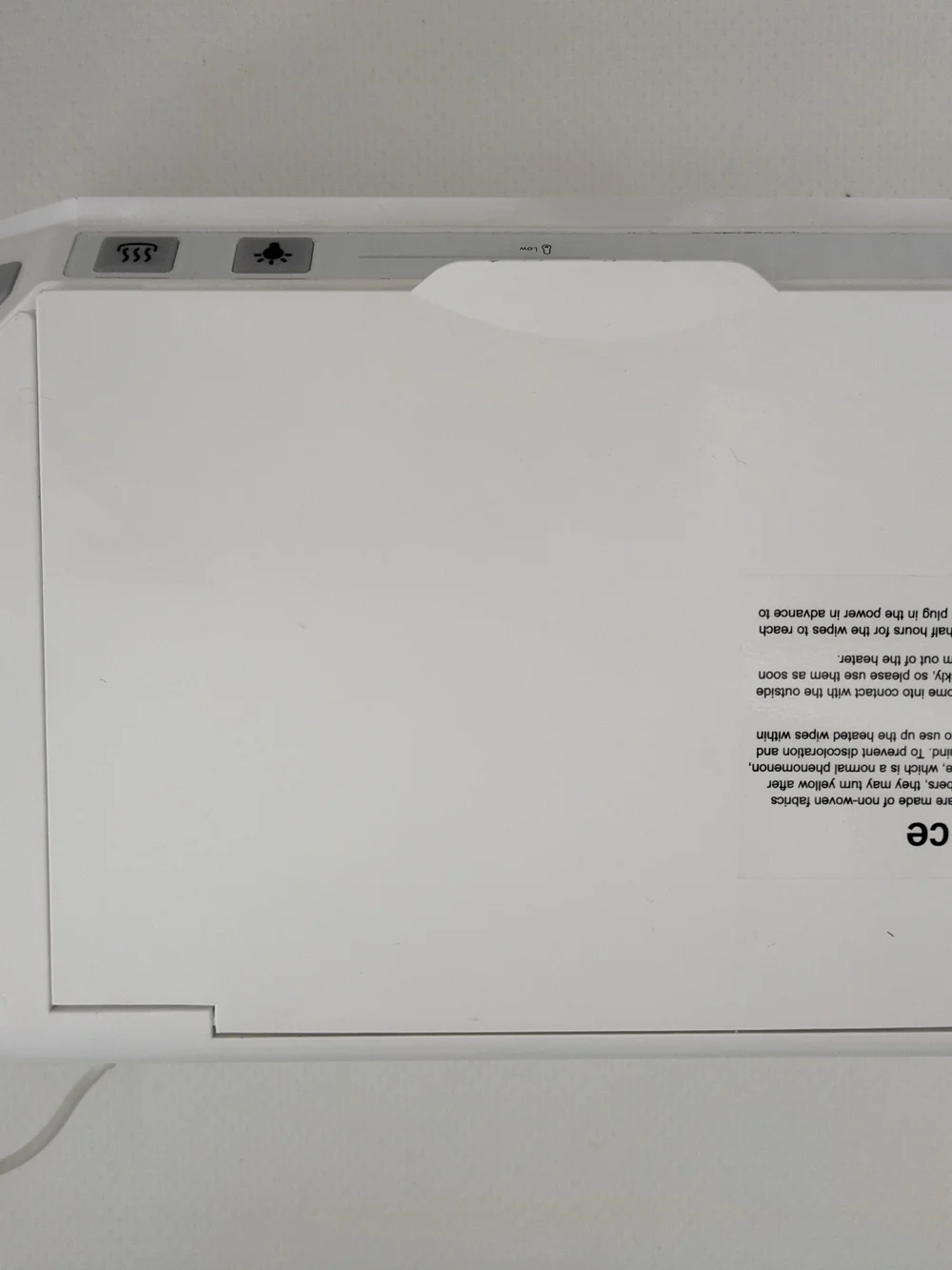 GROWNSY HT-10 Wipe Warmer in White